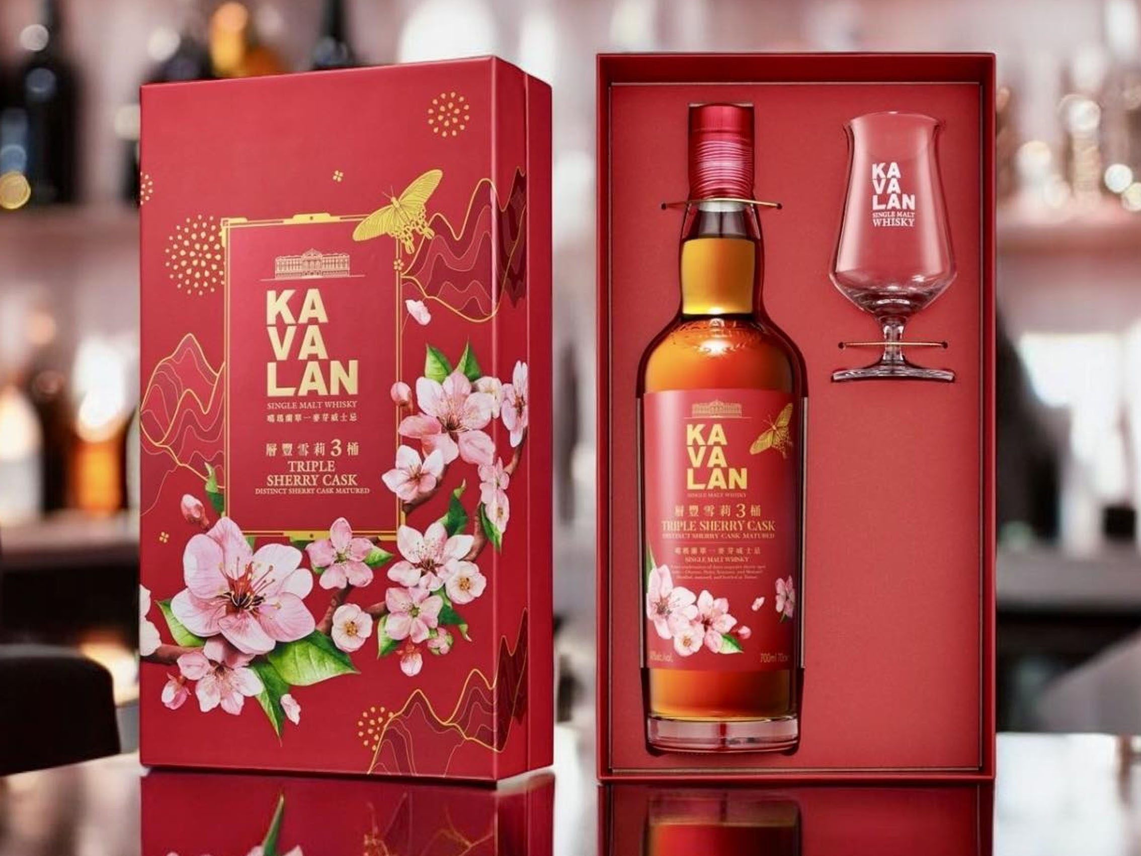 rượu kavalan triple sherry cask (hộp quà tết 2025)