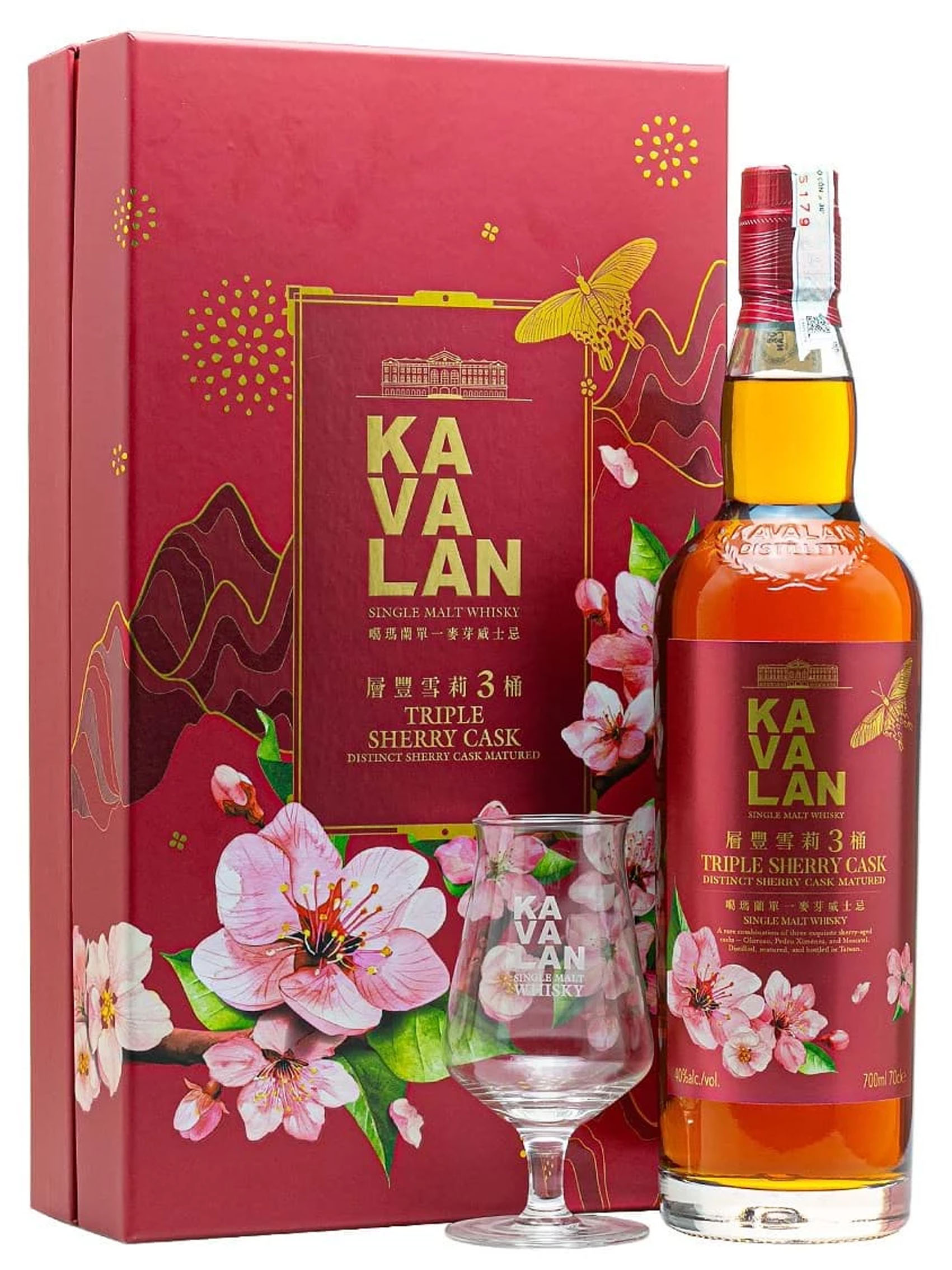 rượu kavalan triple sherry cask (hộp quà tết 2025)