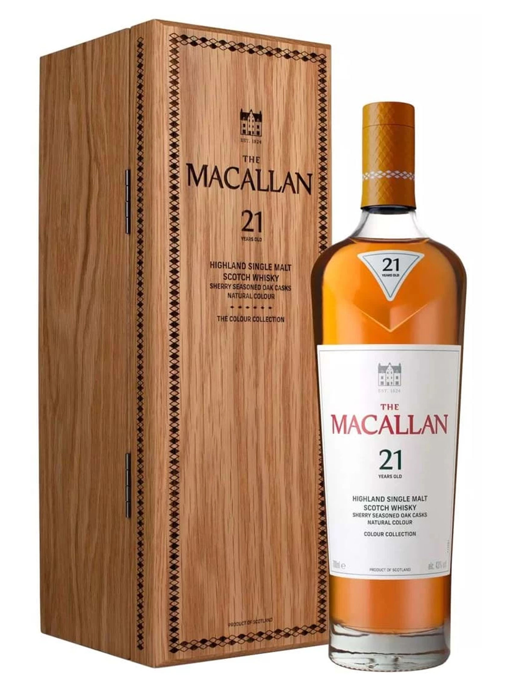 rượu macallan 21 năm colour collection