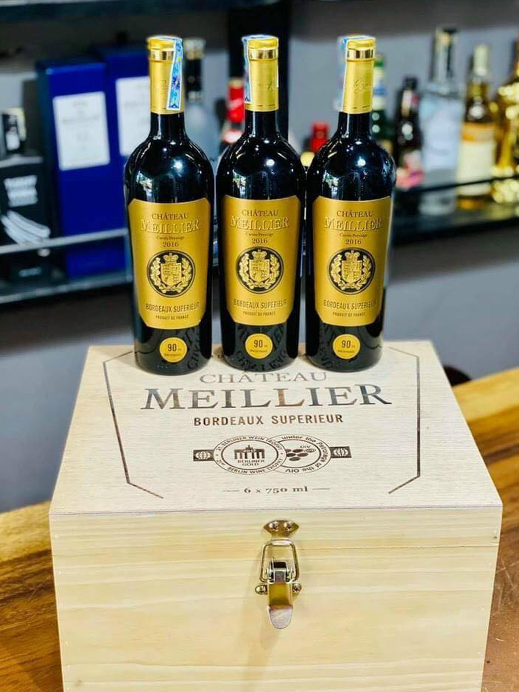 rượu vang chateau meillier bordeaux superieur (quà tết 2025)