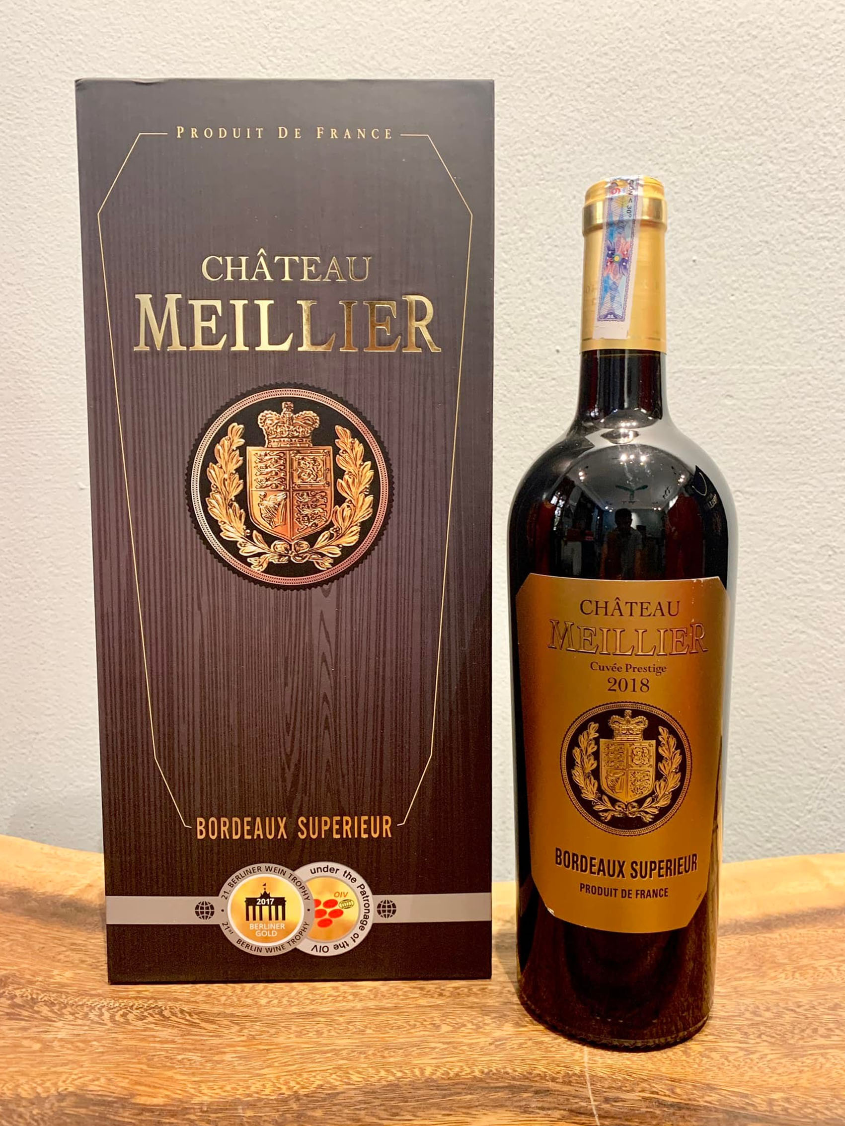 rượu vang chateau meillier bordeaux superieur (quà tết 2025)