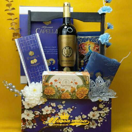 Rượu vang chateau meillier bordeaux superieur (quà tết 2025)