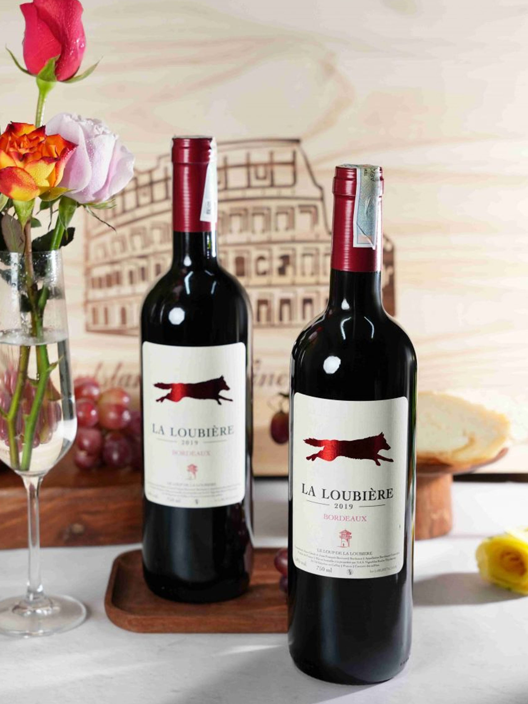 rượu vang le loup de la loubiere bordeaux (quà tết 2025)