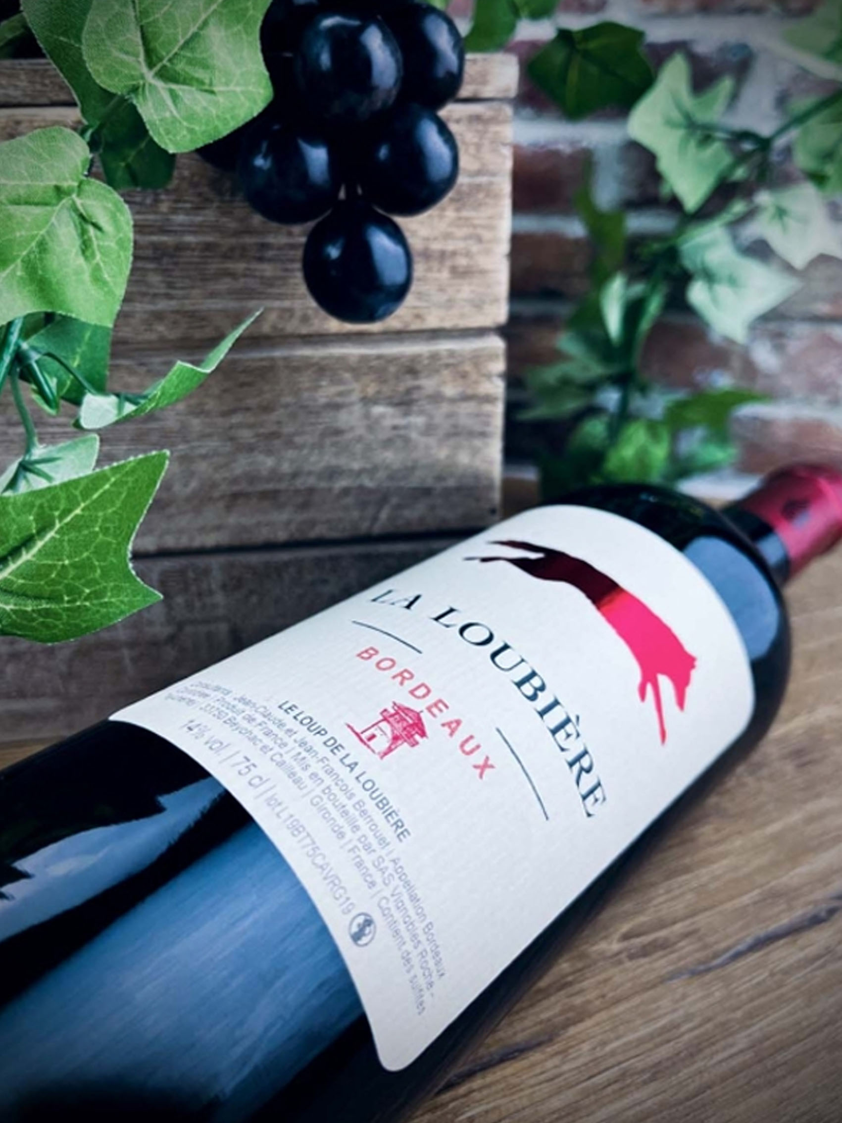 rượu vang le loup de la loubiere bordeaux (quà tết 2025)