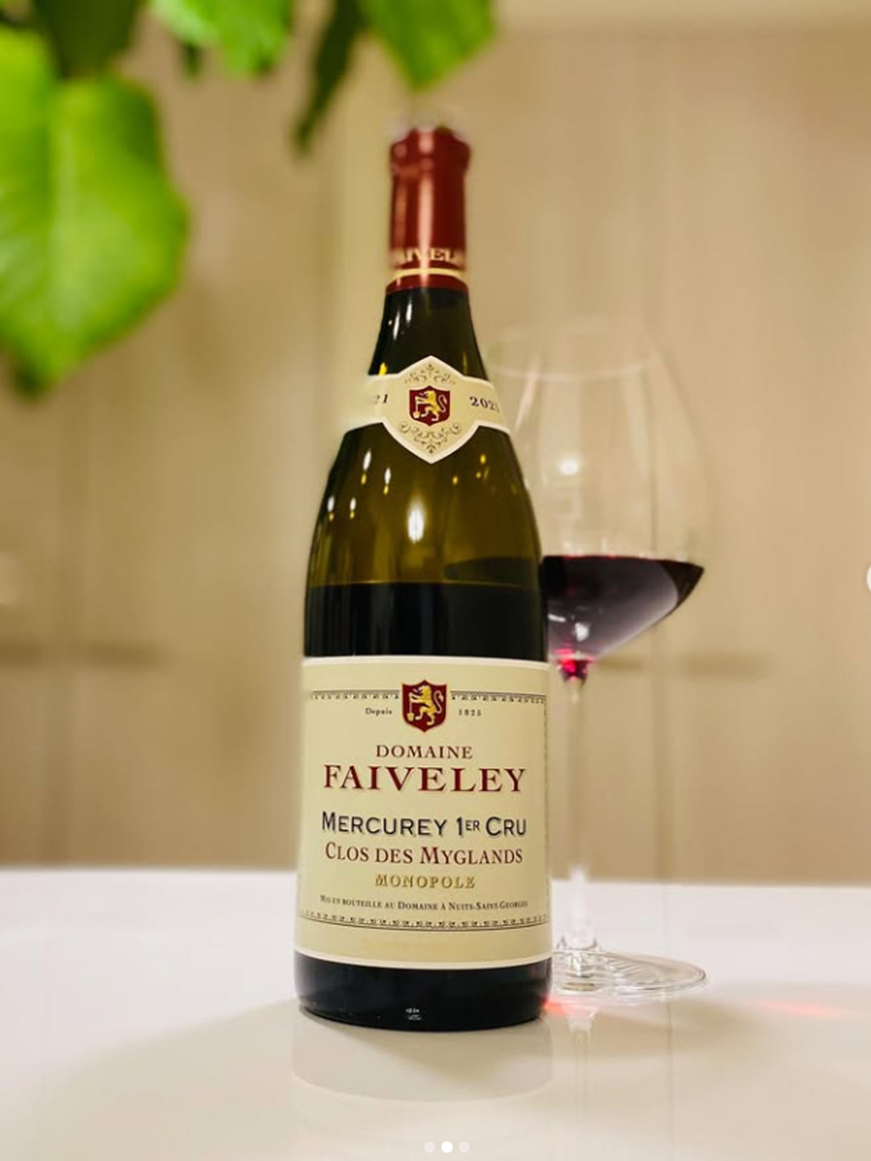rượu vang domaine faiveley mercurey premier cru clos des myglands monopole 2021