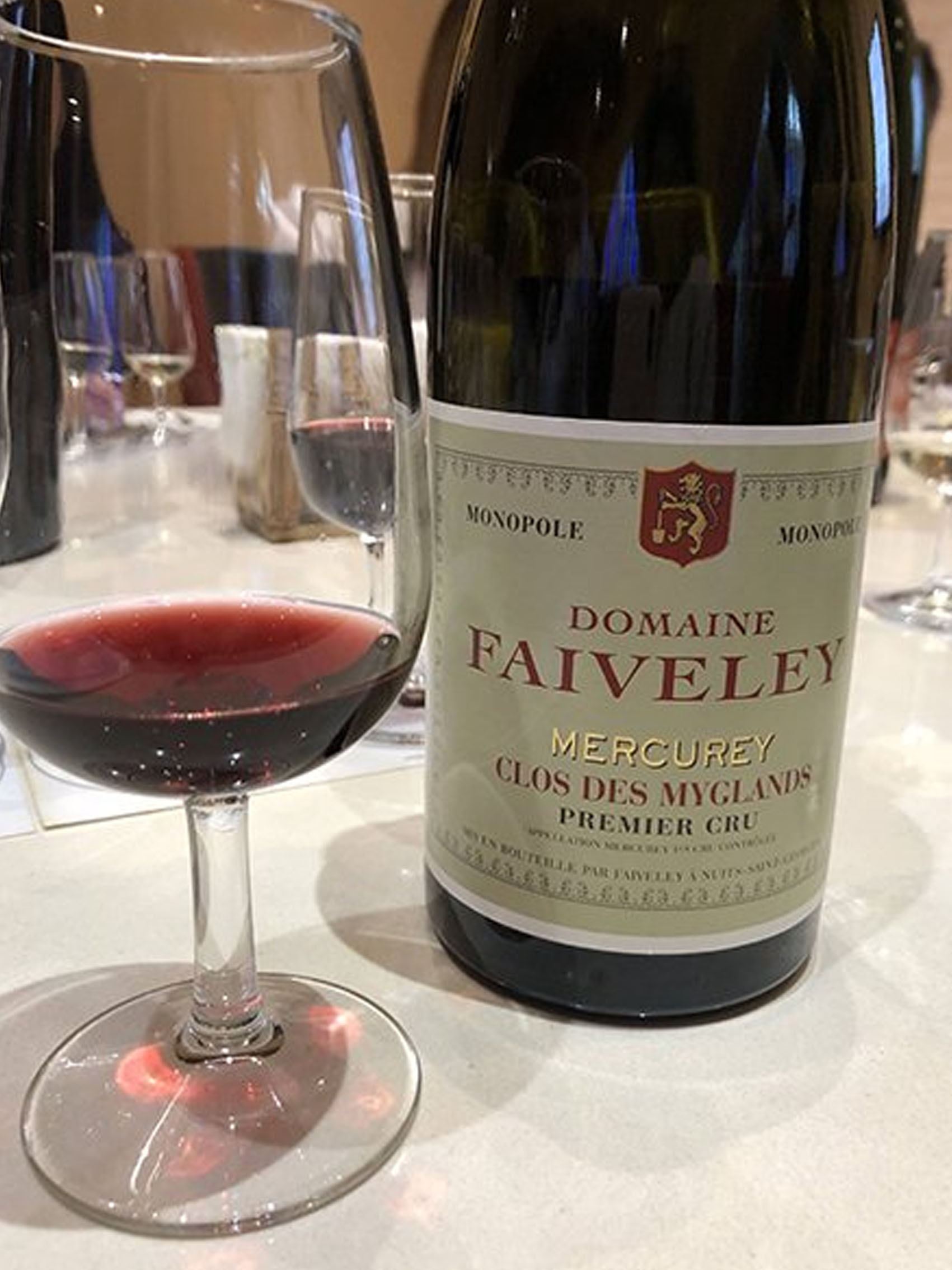 rượu vang domaine faiveley mercurey premier cru clos des myglands monopole 2021
