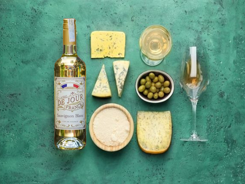 rượu vang pháp claire de jour sauvignon blanc