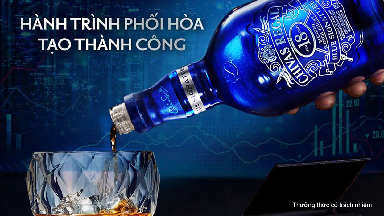 Chivas 18 màu xanh