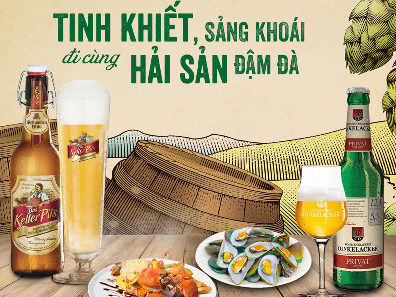 hộp quà bia đức dinkelacker privat export 12 chai/hộp hộp quà bia đức dinkelacker privat export 12 chai/hộp