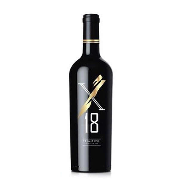 Rượu vang x18 primitivo puglia
