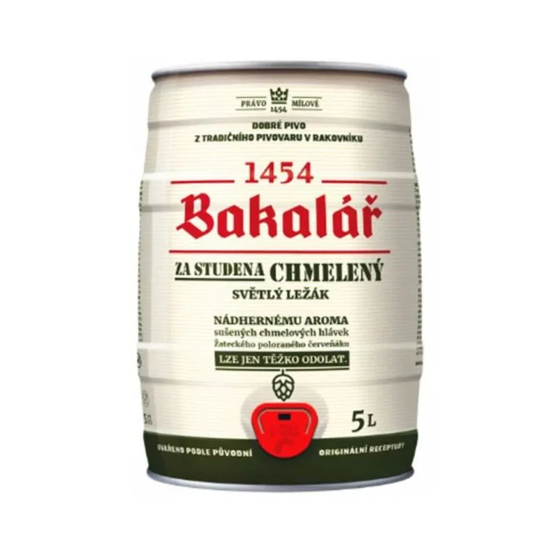 Bia bakalar dry hopped lager 5.2%– bom 5l