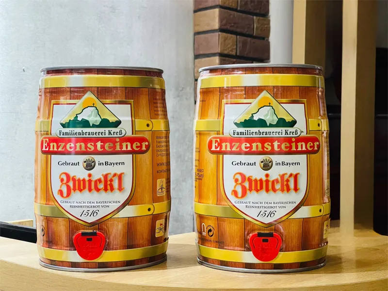 Bia enzensteiner zwickel 5.4% đức bom 5l Bia enzensteiner zwickel 5.4% đức bom 5l