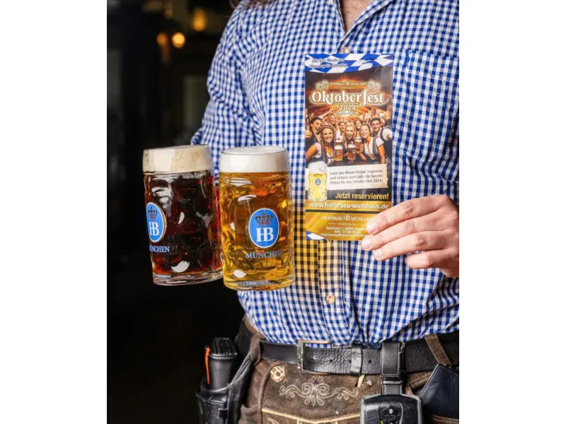 Bia hofbrau oktoberfest 6,3% đức bom 5l