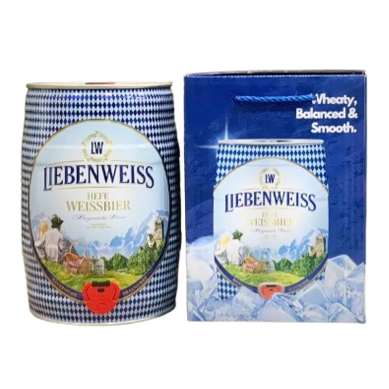 Bia liebenweiss hefe weissbier 5.1% – bom 5l