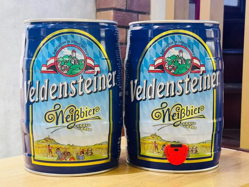 Bia veldensteiner weissbier 5.1% đức bom 5l Bia veldensteiner weissbier 5.1% đức bom 5l