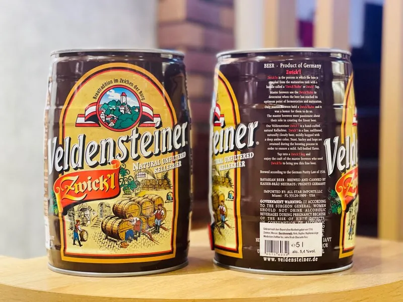 Bia veldensteiner zwickel 5.4% bom 5l Bia veldensteiner zwickel 5.4% bom 5l