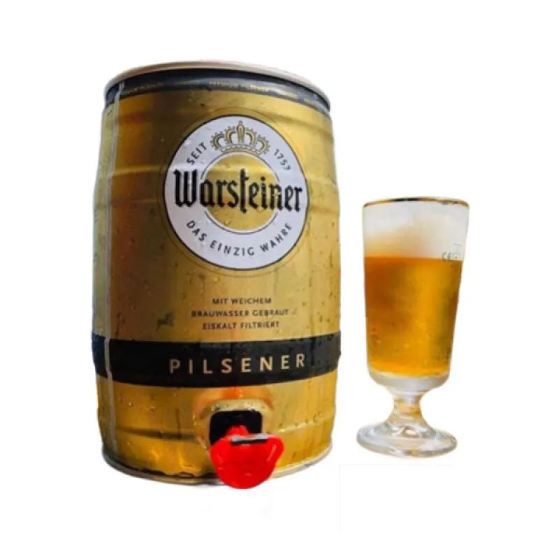 Bia warsteiner pilsner 4,8% bom 5l