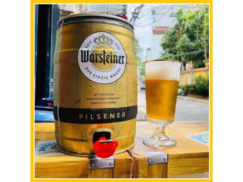 Bia warsteiner pilsner 4,8% bom 5l Bia warsteiner pilsner 4,8% bom 5l