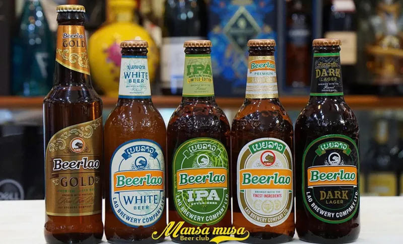 Combo 10 chai bia lào Combo 10 chai bia lào