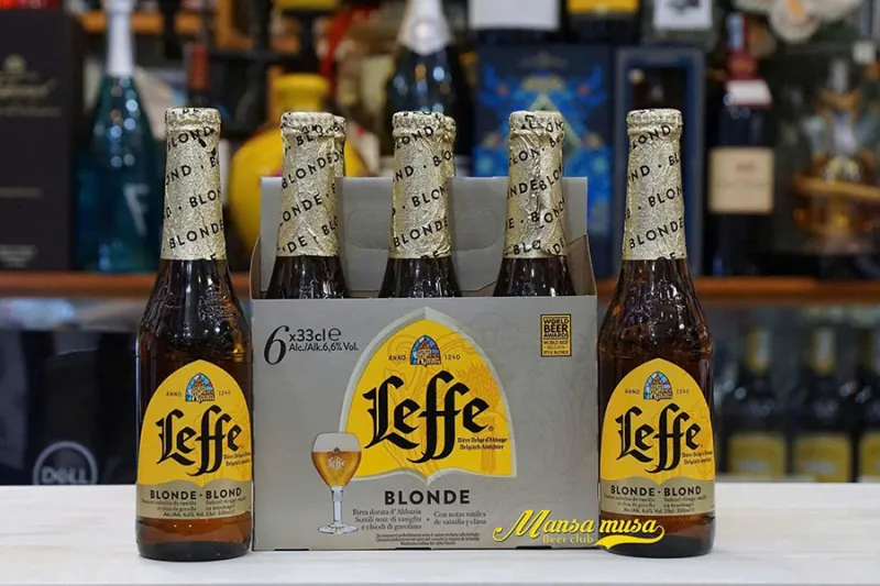 Combo 12 chai bia bỉ leffe