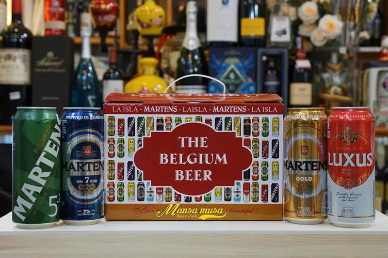 Combo 12 lon bia bỉ 500ml Combo 12 lon bia bỉ 500ml