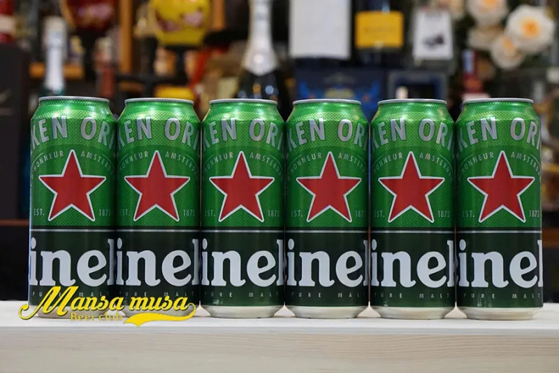 Combo 12 lon bia ken hà lan 500ml