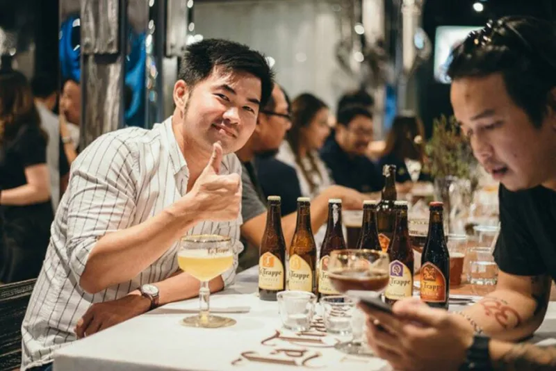 combo 6 chai bia la trappel thầy tu 750ml