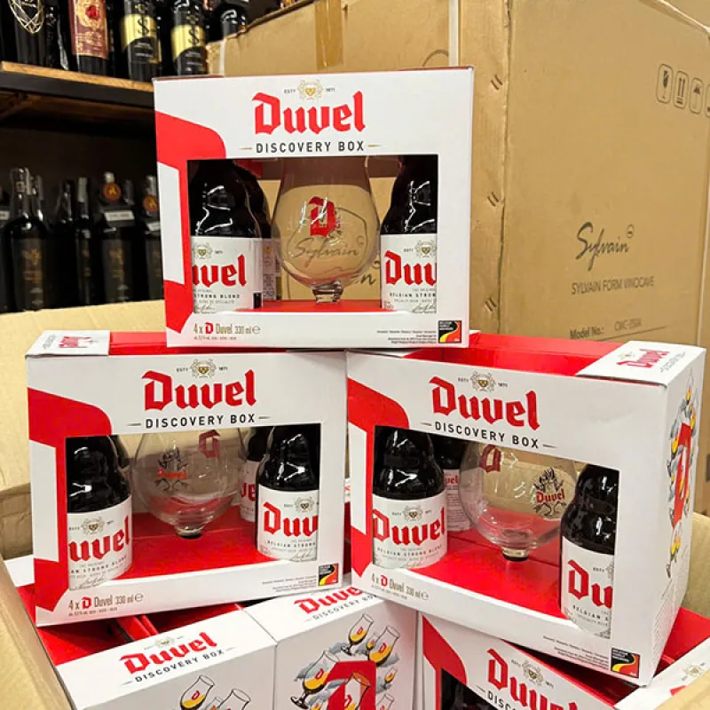 combo bia bỉ duvel 4 chai 330ml +1 ly combo bia bỉ duvel 4 chai 330ml +1 ly