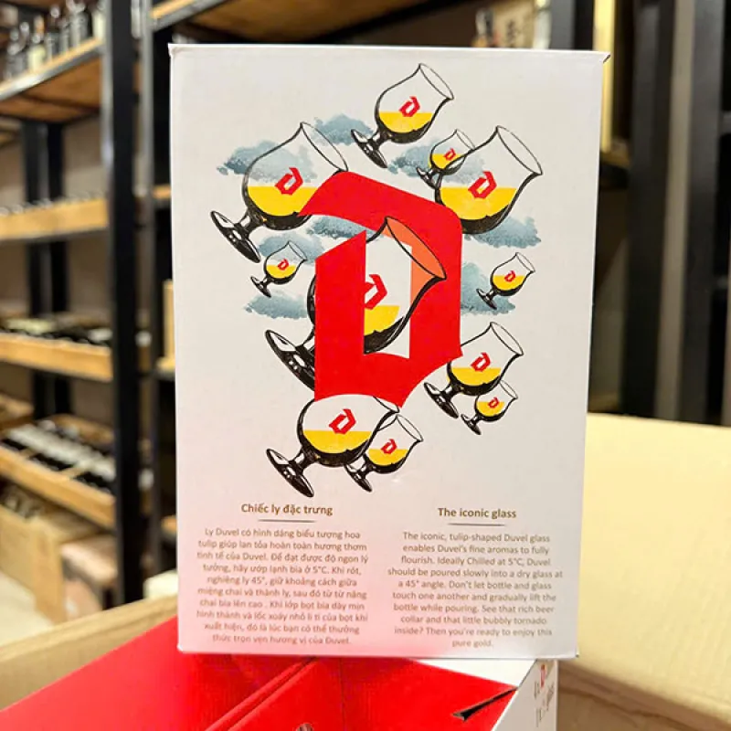 combo bia bỉ duvel 4 chai 330ml +1 ly combo bia bỉ duvel 4 chai 330ml +1 ly