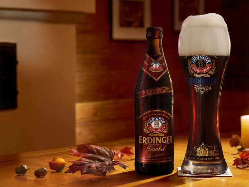 Bia erdinger weissbier dunkel 5.3% đức chai 500ml Bia erdinger weissbier dunkel 5.3% đức chai 500ml