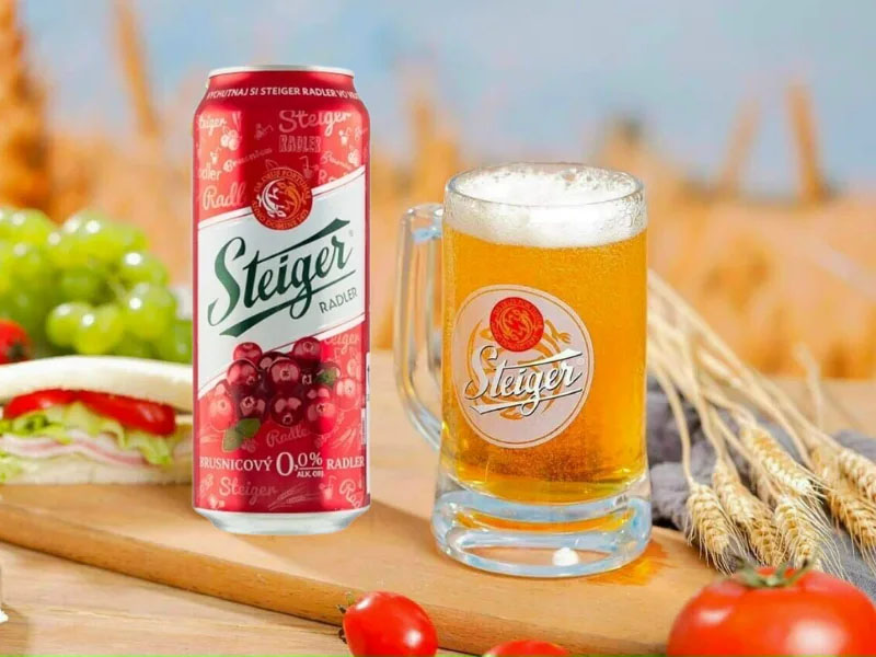 bia steiger brusnicovy radler