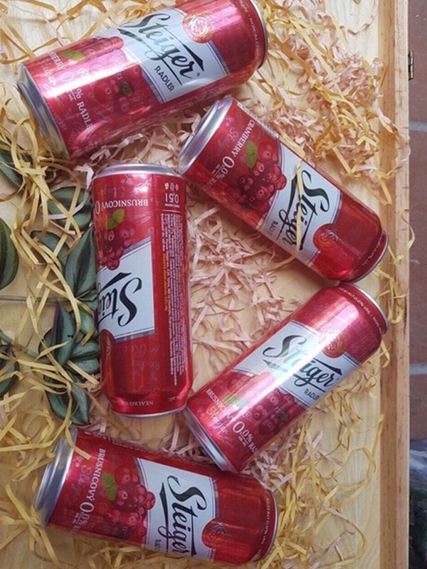 bia steiger brusnicovy radler