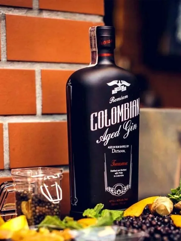 gin dictador treasure - premium colombian gin