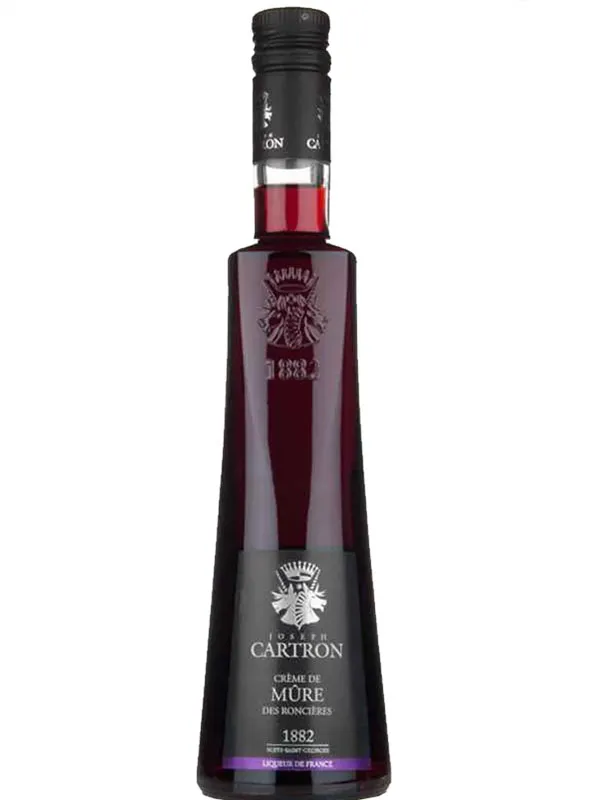 joseph cartron creme de mure des roncieres - blackberry joseph cartron creme de mure des roncieres - blackberry