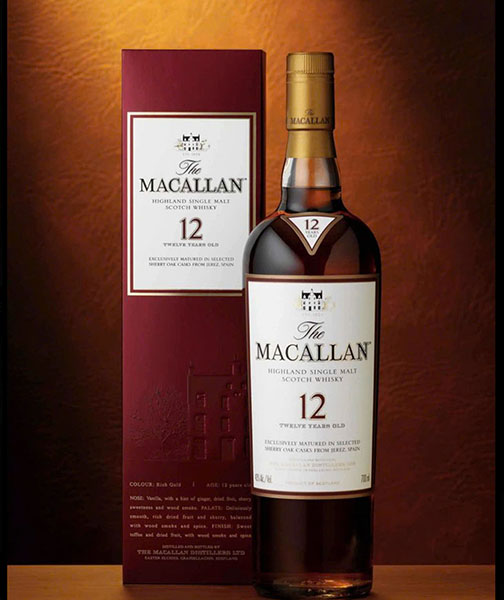 macallan 12 giá bao nhiêu?