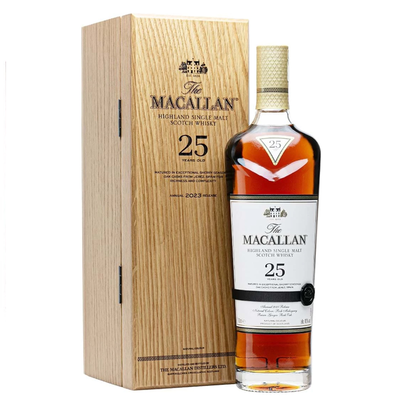 macallan 25 năm - sherry oak 2023