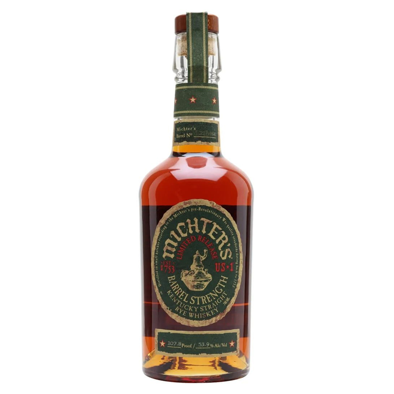 michter's us*1 limited release barrel strength rye whiskey michter's us*1 limited release barrel strength rye whiskey