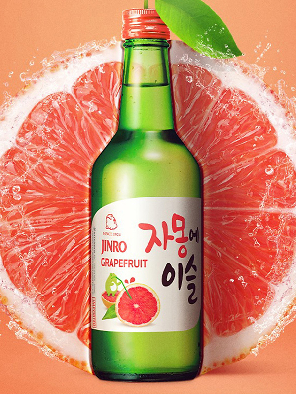 rượu soju jinro grapefruit rượu soju jinro grapefruit