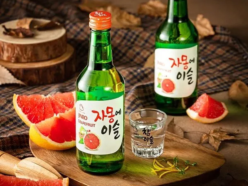 rượu soju jinro grapefruit rượu soju jinro grapefruit