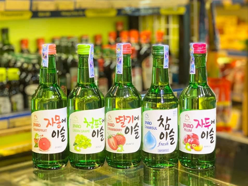 rượu soju jinro green grape rượu soju jinro green grape