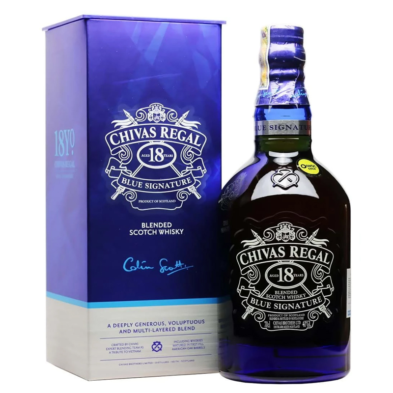 chivas 18 năm xanh - blue signature chivas 18 năm xanh - blue signature