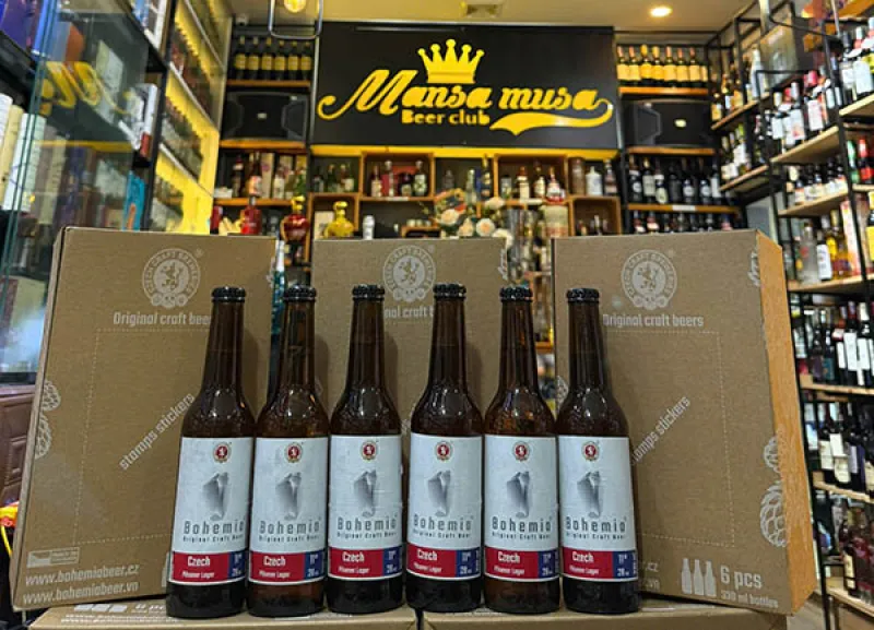 combo 6 chai bia bohemia