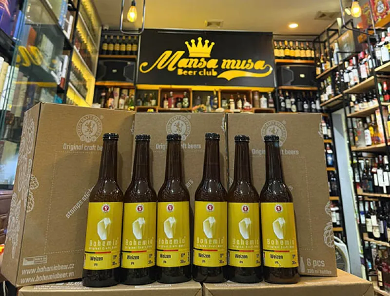 Combo 6 chai bia bohemia weizen ipa