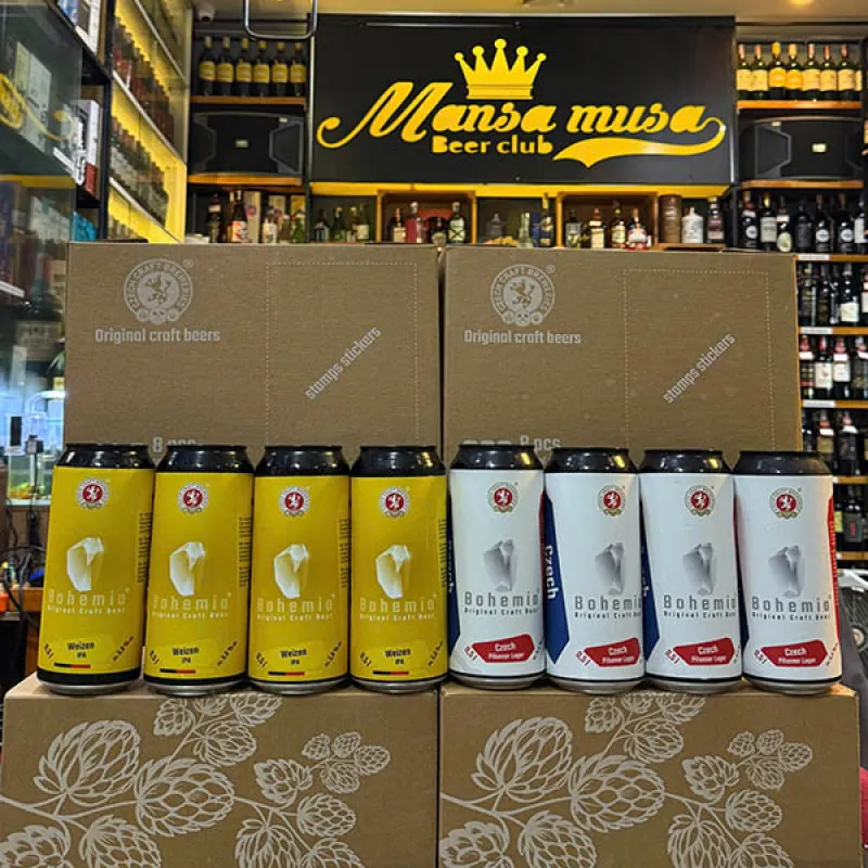 Combo 8 lon bia bohemia