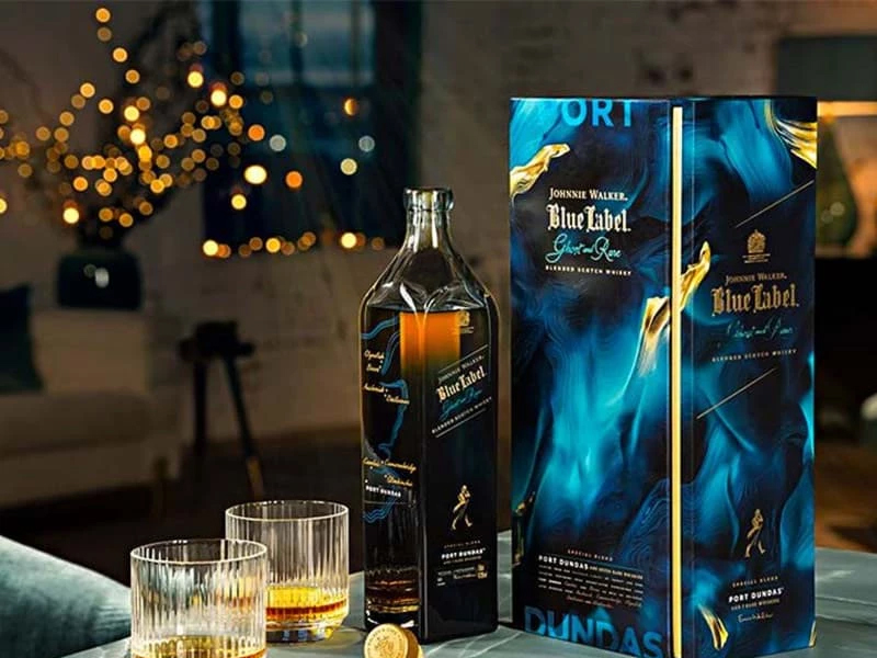 johnnie walker blue label ghost & rare port dundas
