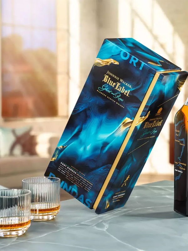 johnnie walker blue label ghost & rare port dundas