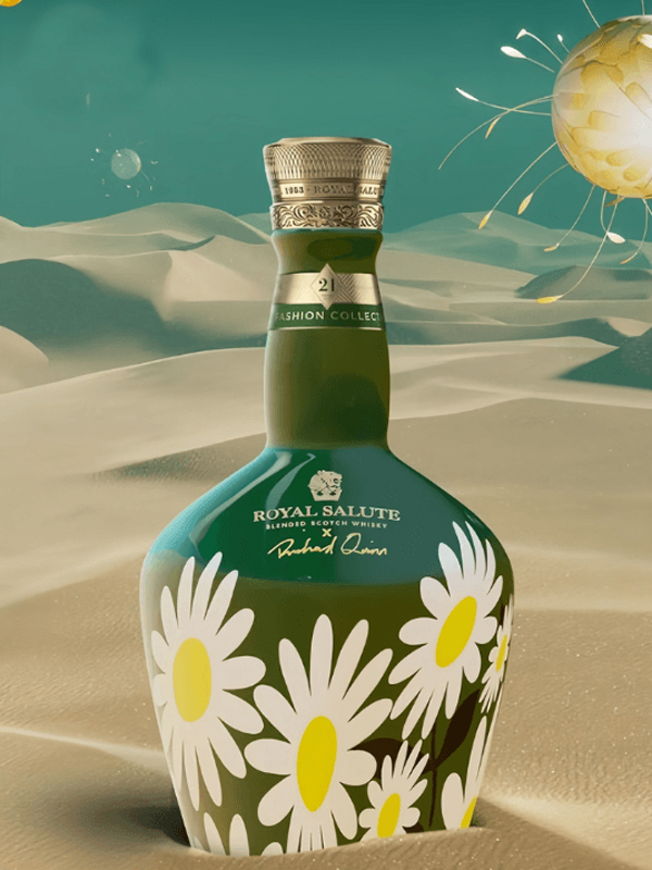 royal salute 21 năm - richard quinn daisy edition II