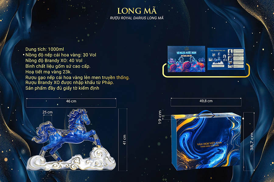 rượu long mã rượu linh vật