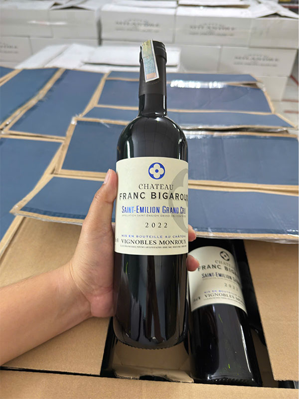 rượu vang chateau franc bigaroux