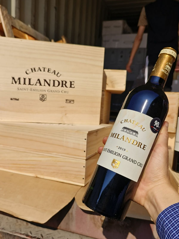 rượu vang chateau milandre saint emilion grand cru